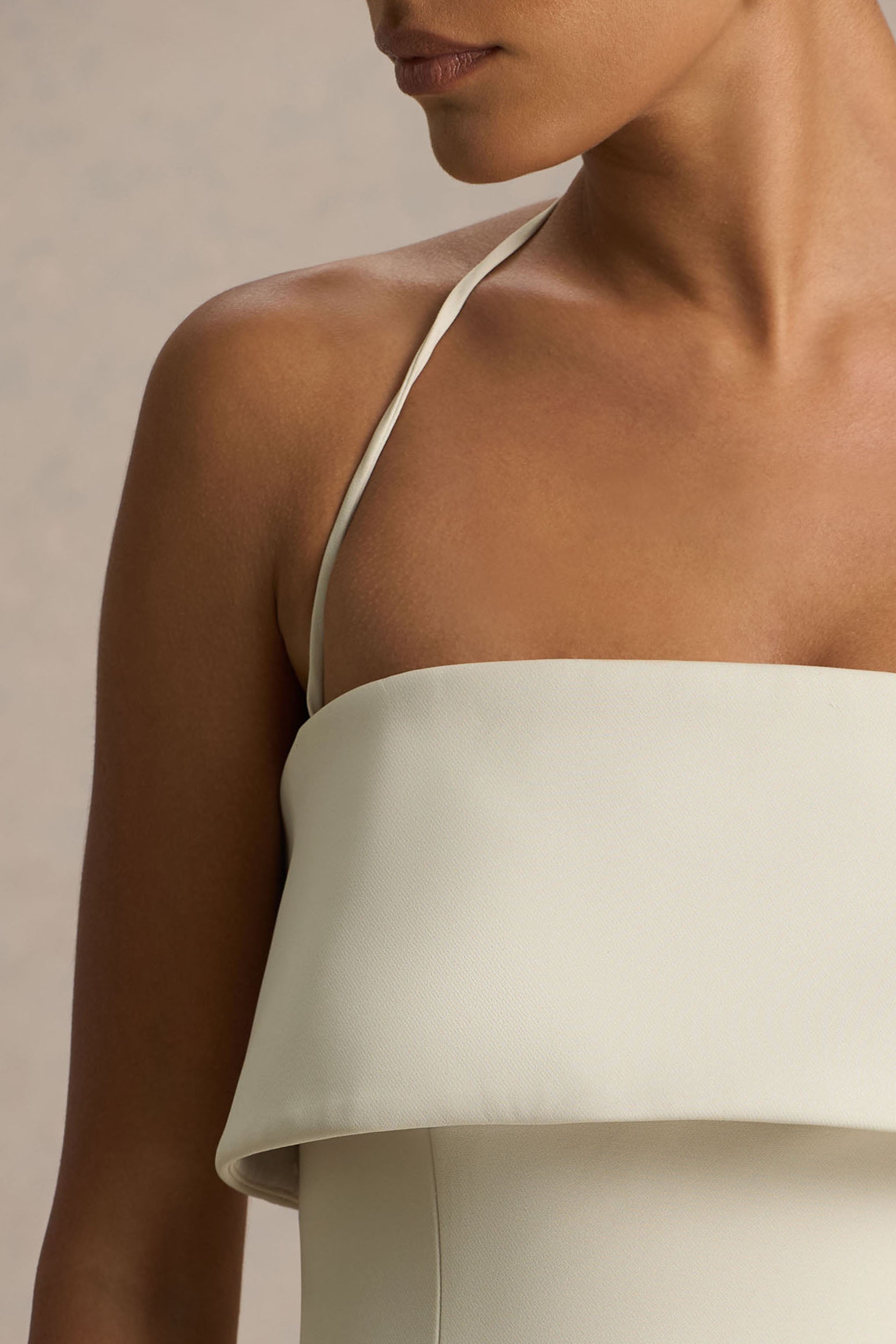 Nelly | Nude Bandeau Mini Dress